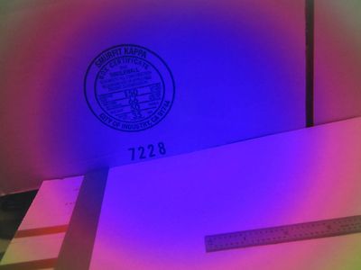 OPTICAL WEIRD FILTER LASER OPTICS AS IS BIN#Q9-66