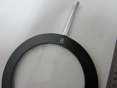 MICROSCOPE PART FILTER B DIFFUSER ILLUMINATOR OPTICS AS IS  BIN#R5-18