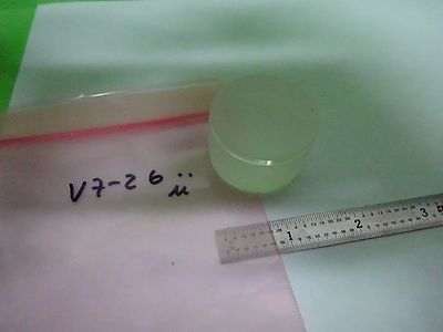 MICROSCOPE PART OPTICAL LENS DIFFUSER FROSTED CONVEX THICK AS IS OPTICS BN#V7-26