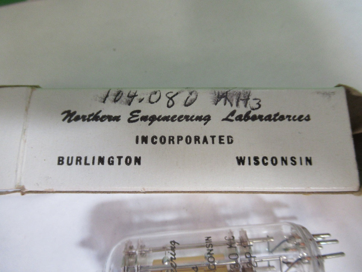 OLD NORTHERN 104 kHz RESONATOR QUARTZ FREQUENCY CONTROL AS PICTURED T5-A-105