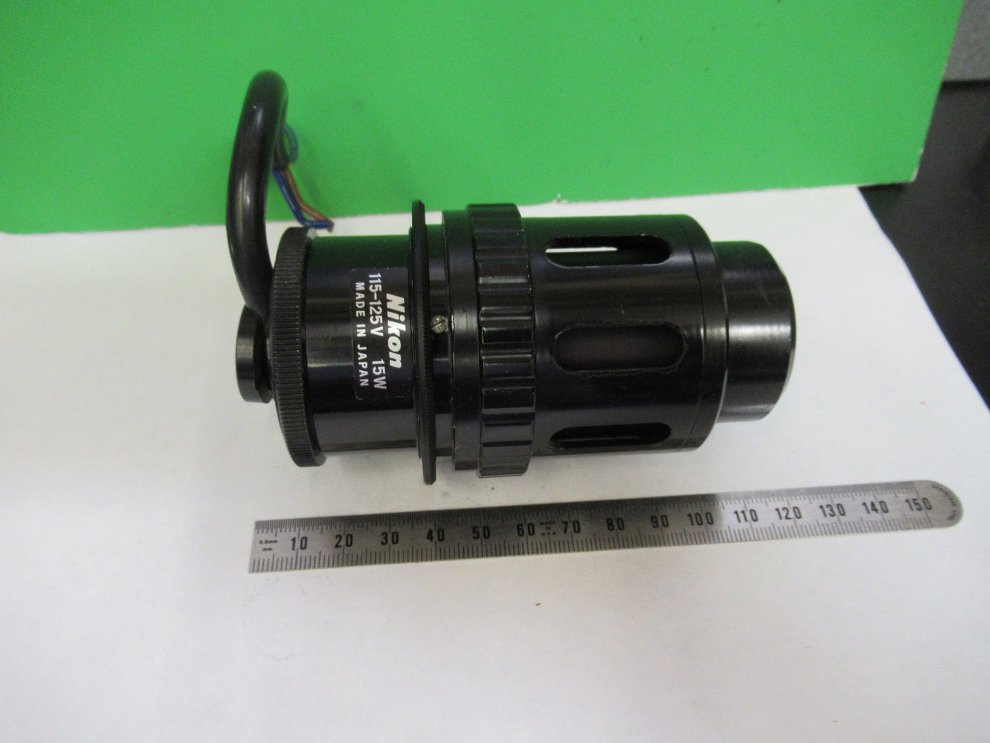 NIKON JAPAN LAMP ASSEMBLY MICROSCOPE PART AS PICTURED AS PICTURED W3-C-44