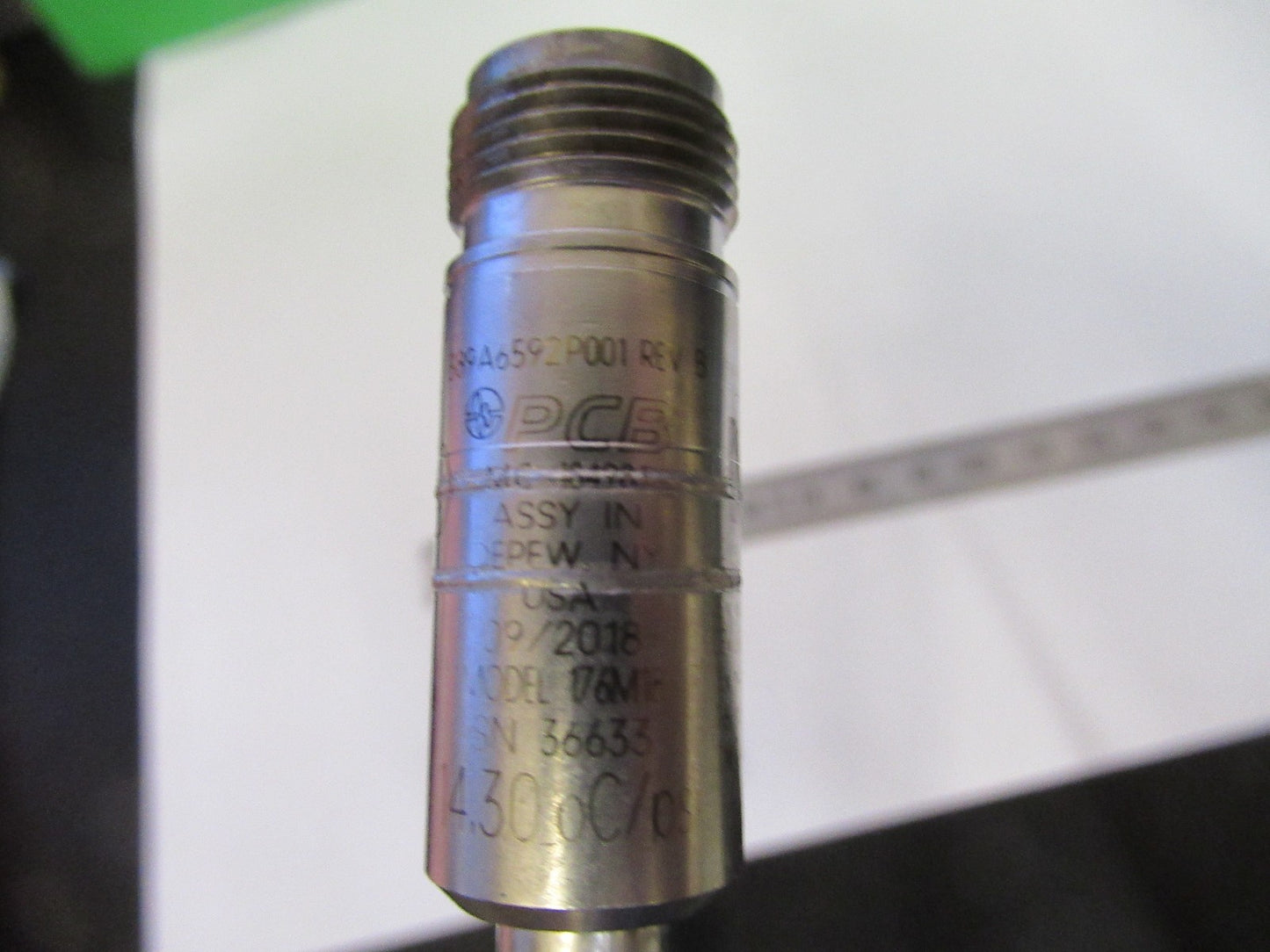 PCB PIEZOTRONICS 176M18 HIGH TEMP PRESSURE SENSOR 14 pC/psi AS PICTURED V3-A-11
