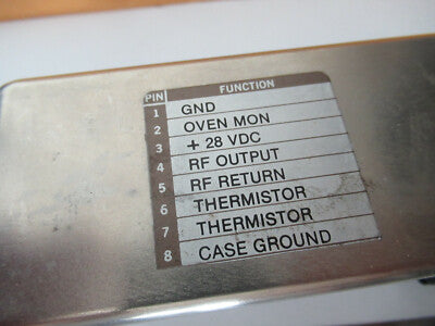 FREQUENCY ELECTRONICS FEI QUARTZ OSCILLATOR 16 MHz for parts AS PICTURED F3-A-81