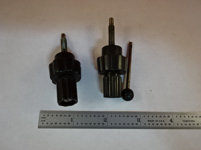 MICROSCOPE PART REICHERT AUSTRIA ZETOPAN LOT KNOBS SCREWS ETC AS IS #Y6-A-10