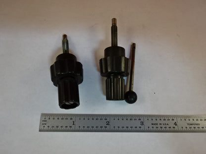 MICROSCOPE PART REICHERT AUSTRIA ZETOPAN LOT KNOBS SCREWS ETC AS IS #Y6-A-10