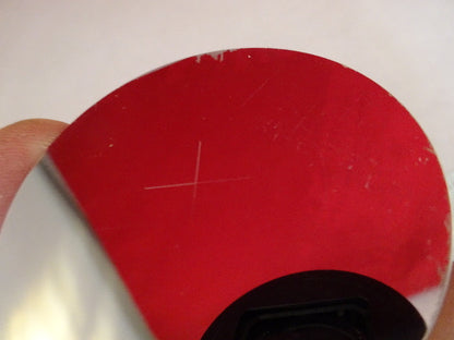 OPTICAL DAVIDSON COLLIMATOR TARGET MIRROR [some scratches] OPTICS AS IS #R6-B-52