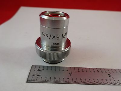 MIKROSKOPTEIL OBJEKTIV LEITZ NPL 5X OPTICS AS IS BIN#K8-B-05