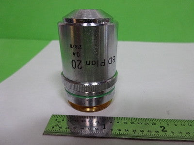 MICROSCOPE PART NIKON JAPAN BF DF  OBJECTIVE BD 20X OPTICS AS IS B#AI-07