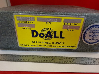 METROLOGY INSPECTION DoALL GRANITE FLATNESS TABLE AS IS #51-A-01