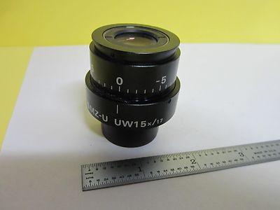 MICROSCOPE PART NIKON JAPAN SMZ-U  UW15X/17  OPTICS AS IS BIN#L7-M-08