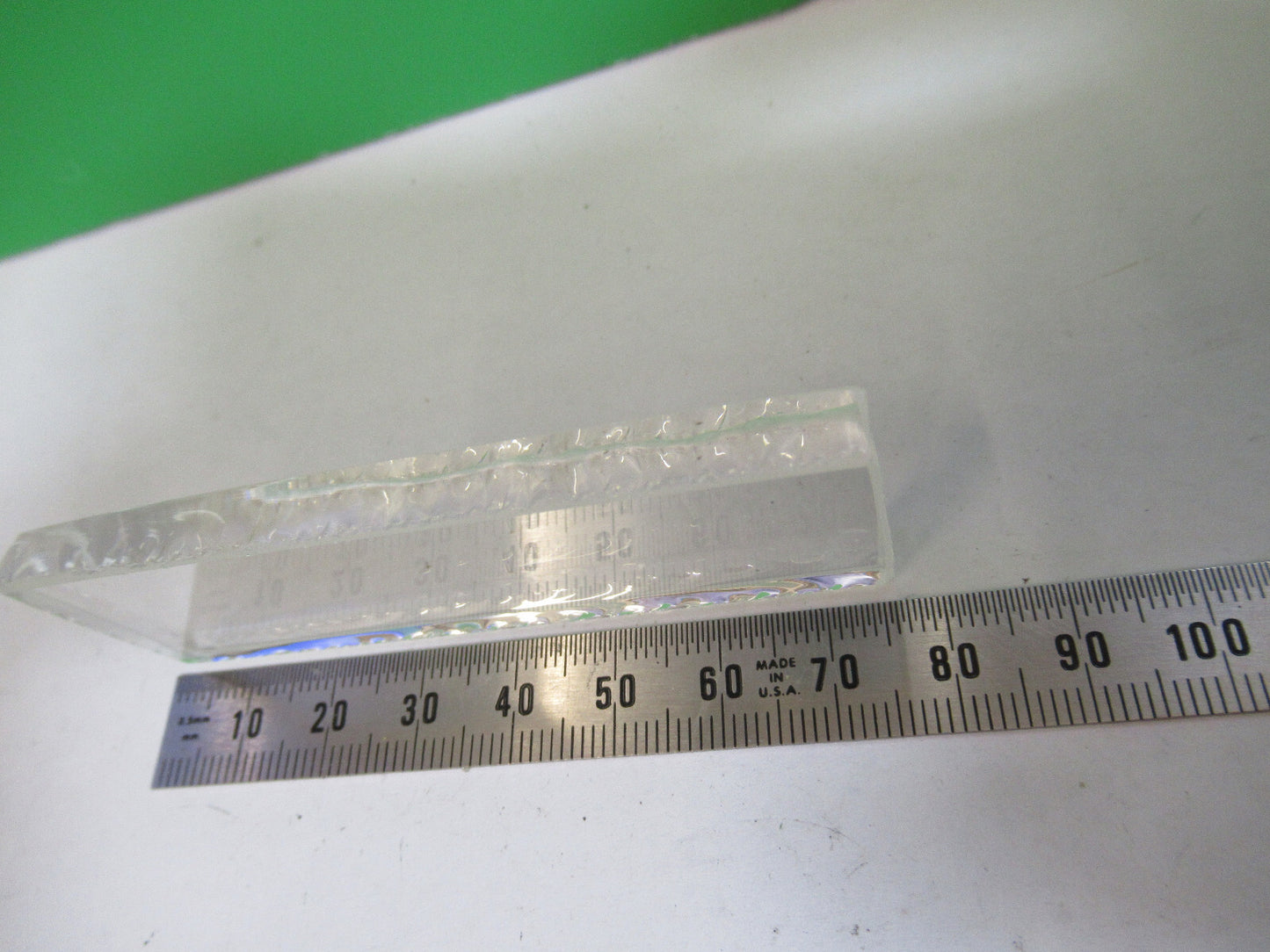 Optical Glass Block 1/4 X 1 X 3 Inches Optics