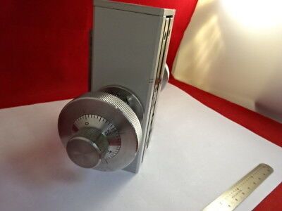 ZEISS PHOTOMIC STAGE KNOBS MECHANISM MICROMETER MICROSCOPE PART AS IS #67-97
