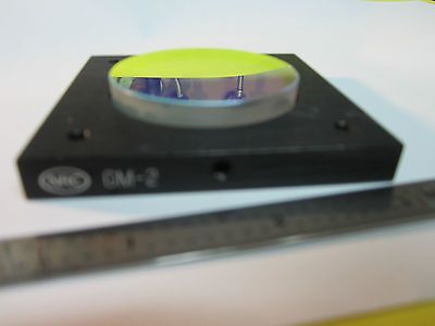 OPTICAL FILTER MIRROR MOUNTED NEWPORT GM-2 LASER OPTICS BIN#B1-95