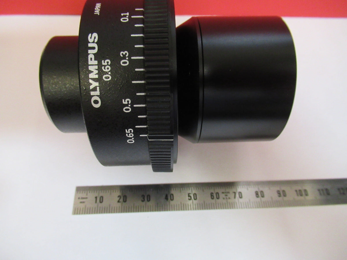 OLYMPUS BH CONDENSER IRIS U-LWCD OPTICS MICROSCOPE PART AS PICTURED Y5-A-01