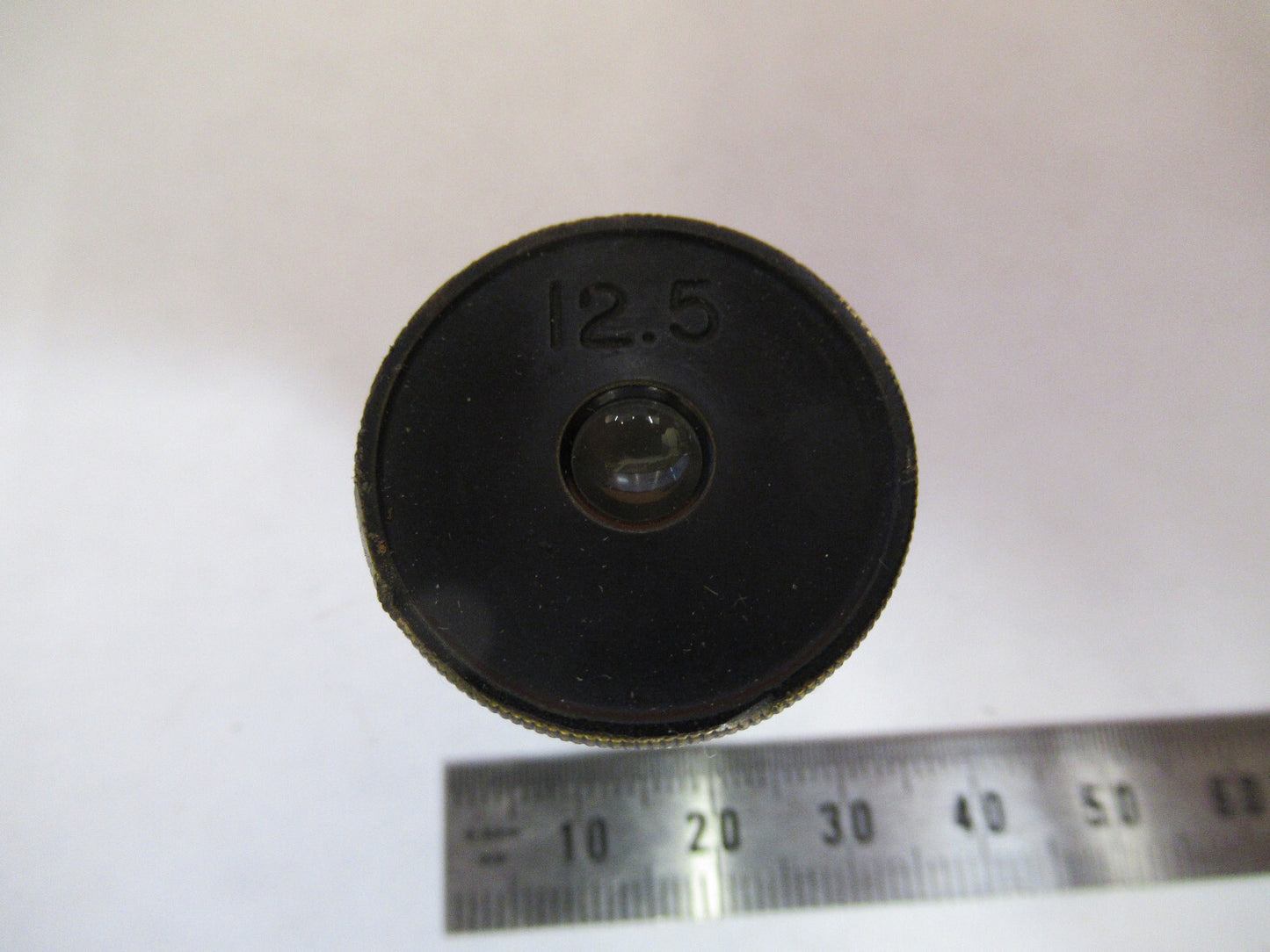 ANTIQUE BAUSCH LOMB 12.5X EYEPIECE OPTICS MICROSCOPE PART AS PICTURED Y1-A-59
