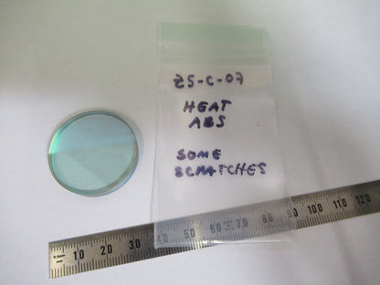 Optical Heat Absorbing Glass Filter Scratched