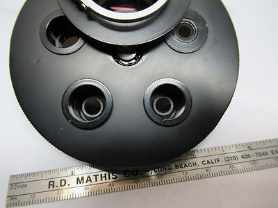 WILD M20 HEERBRUGG SWISS DARK PHASE CONDENSER MICROSCOPE PART OPTICS AS IS 85-58