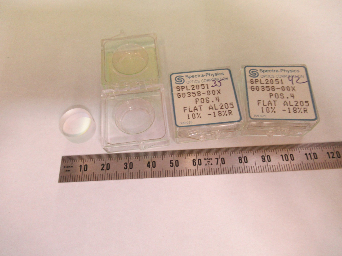 OPTICAL SPECTRA PHYSICS LOT LENS PHOTONICS OPTICS AS PICTURED T6-B-32