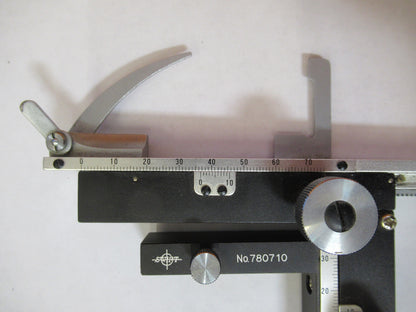 JAPAN SWIFT  XY CLIPS STAGE MICROSCOPE PART AS PICTURED Y3-A-105