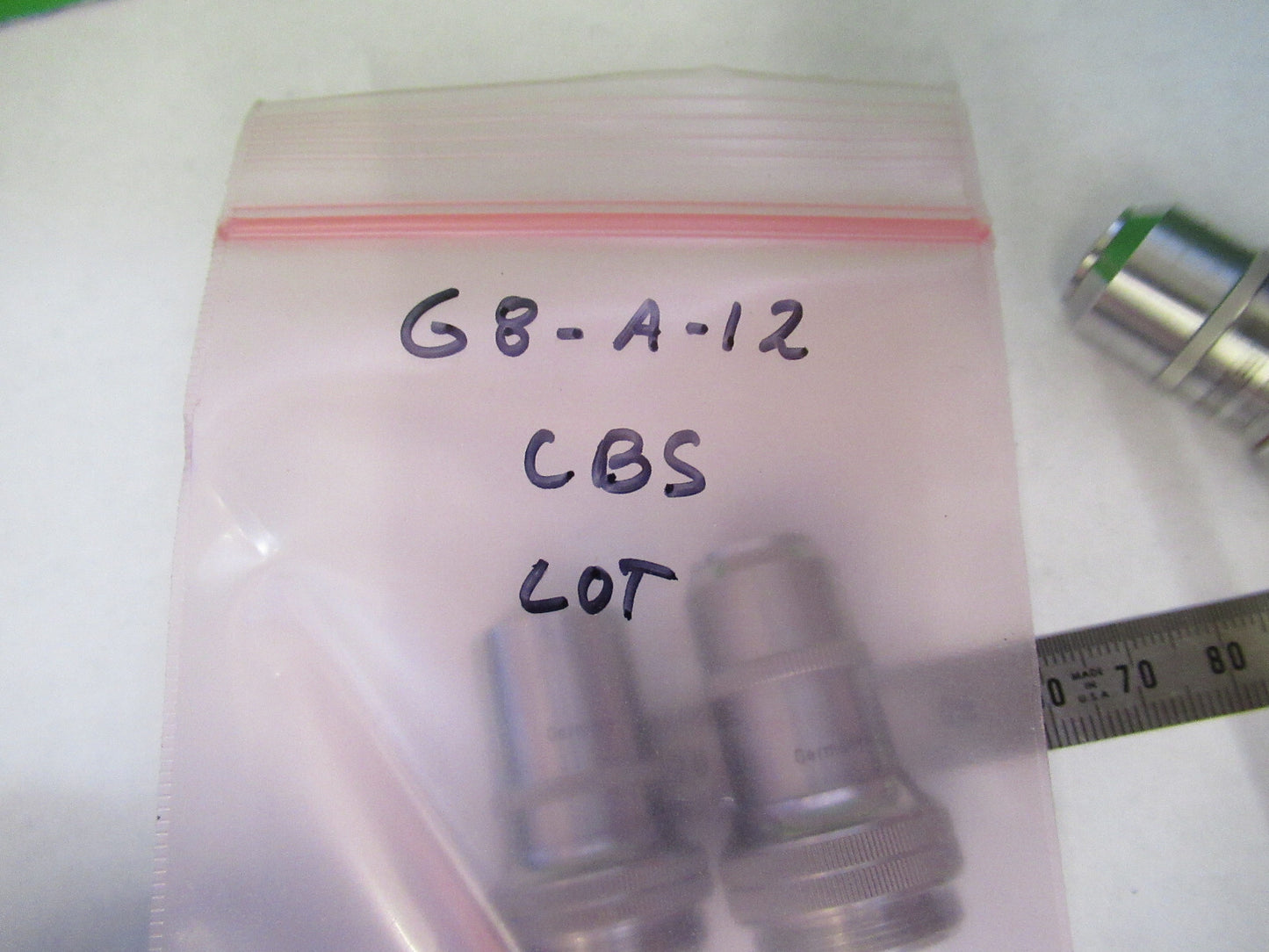 Cbs Christoph Beck & Söhne Lot Objective 10X 45X 100X Microscope Part