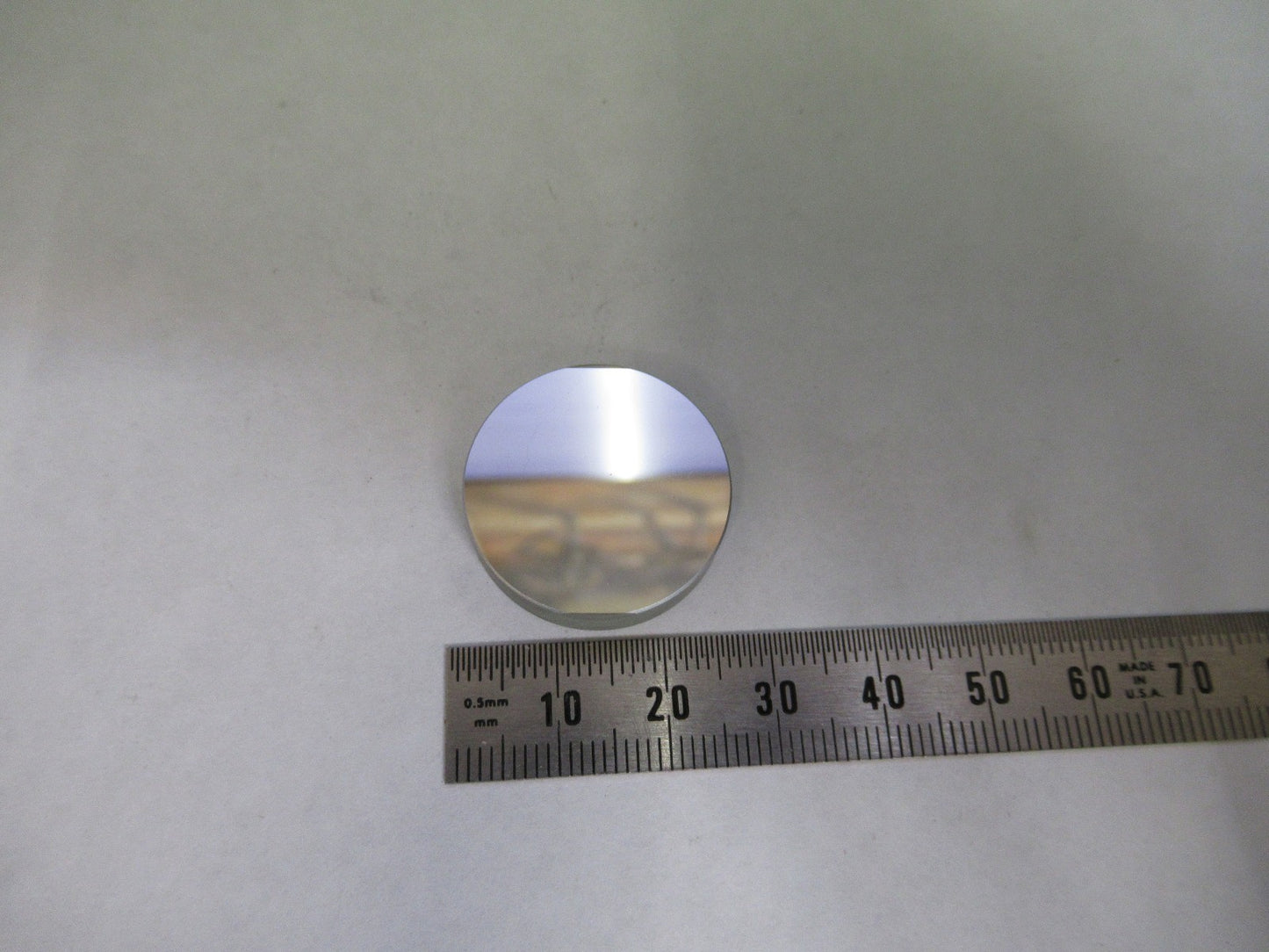 OPTICAL PYREX MIRROR FLAT OPTICS LASER MICROSCOPE AS PICTURED U8-A-21