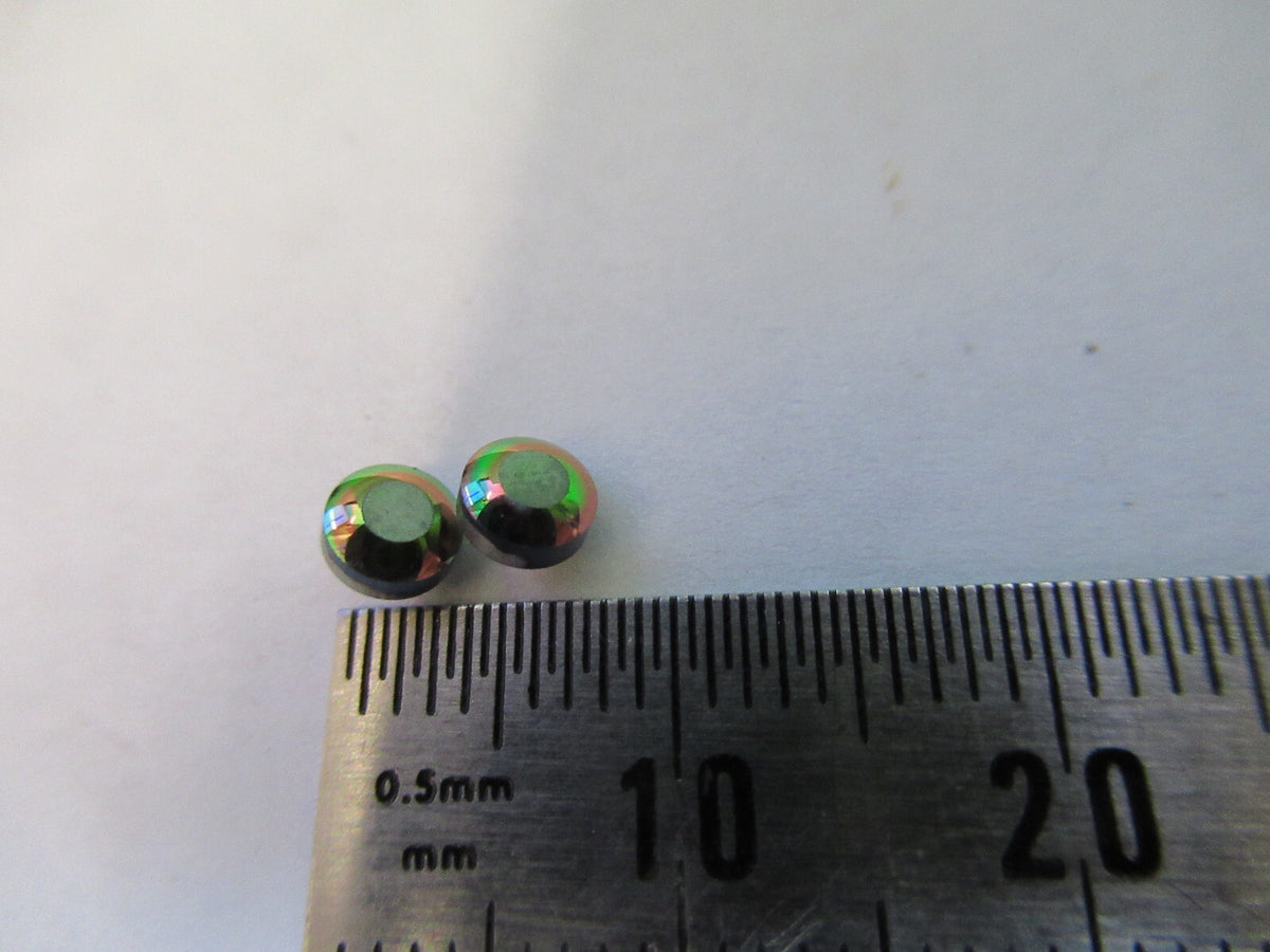 Lot 2 Ea Optical Germanium Metal Lenses Infrared Mil Spec Lens Optics