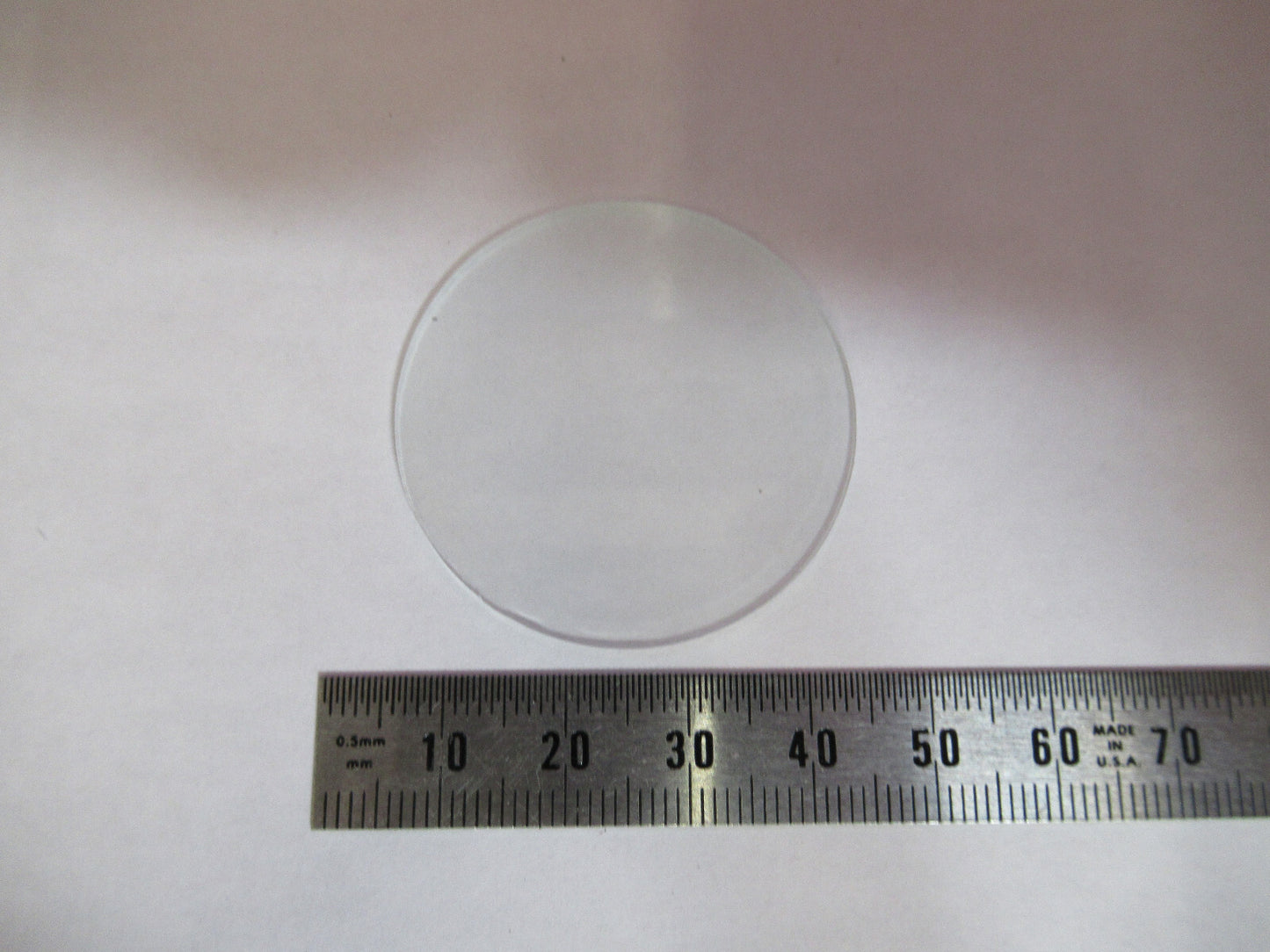 OLYMPUS JAPAN GLASS FILTER DIFFUSER 40mm MICROSCOPE PART AS PICTURED T9-A-01
