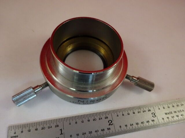 PIECE ULTRA DARK FIELD CONDENSER NIKON MICROSCOPE PART OPTICS AS IS &33-A-68