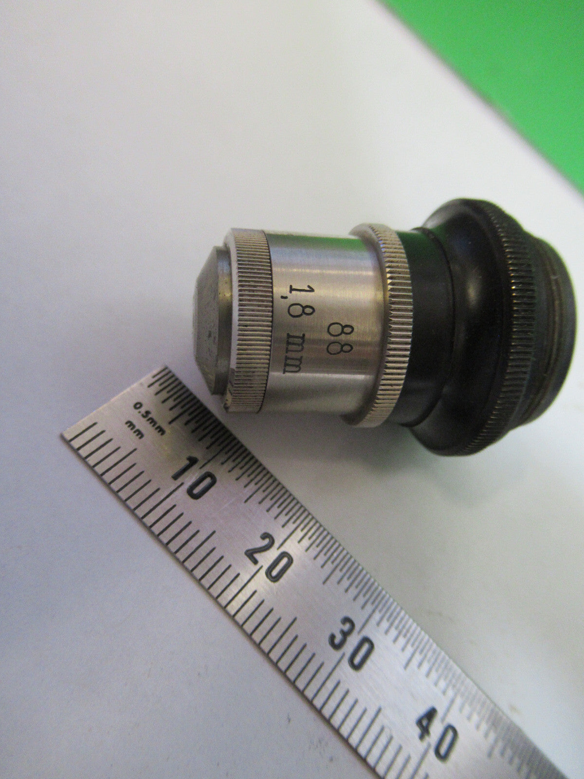 Antique Brass Winkel Carl Zeiss AG 1.8mm Objective Microscope Part
