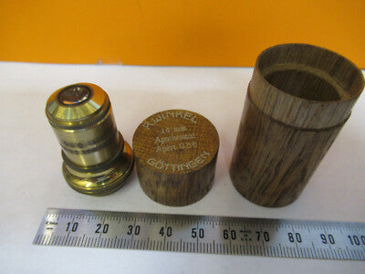 R. Winkel Gottingen Germany Objective Apo 14mm Lens Microscope Part
