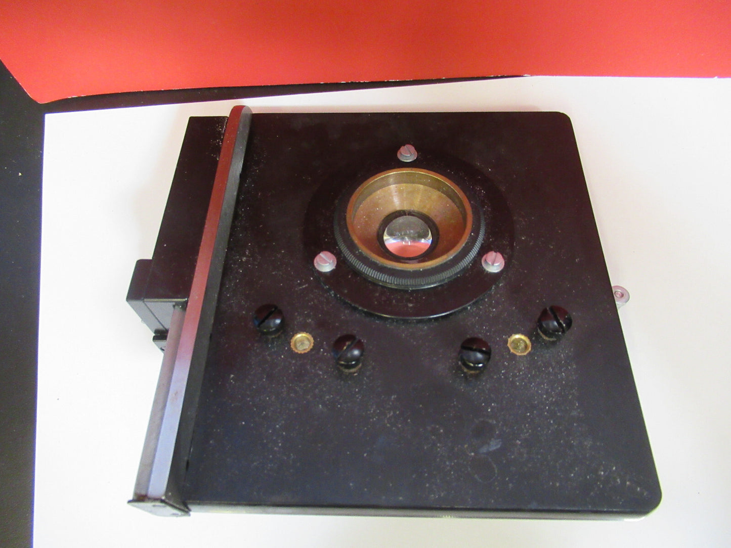 BAUSCH LOMB STAGE XY TABLE WORKS OK  MICROSCOPE PART AS PICTURED  S3-B-88