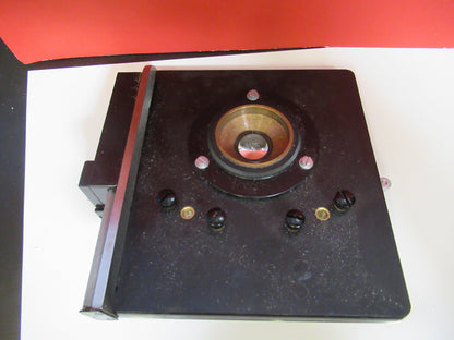 BAUSCH LOMB STAGE XY TABLE WORKS OK  MICROSCOPE PART AS PICTURED  S3-B-88