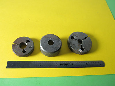 LOT 3 EA METROLOGY INSPECTION 1/2 20 UNF-1A THREAD TOOL RUSTY AS IS BIN#26-04