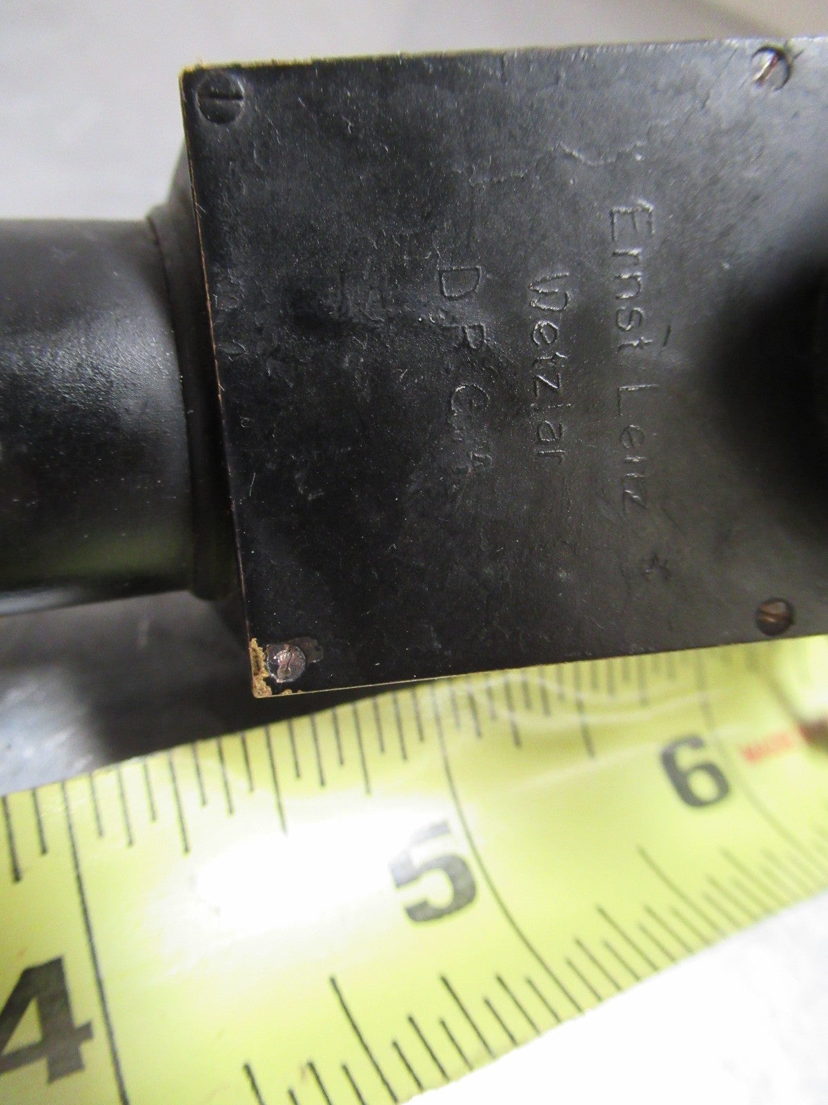 LEITZ GERMANY EYEPIECE EXTENDER ANTIQUE OPTICS MICROSCOPE PART T8-B-35