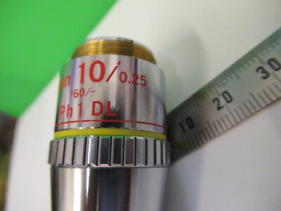 NIKON OBJECTIVE PH1 10X /160 MICROSCOPE PART OPTICS AS PICTURED &15-A-23