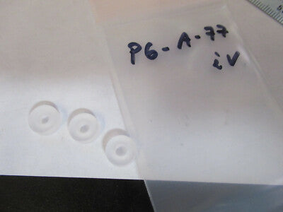 Optical HP Lot 3 Ea Fused silica Donuts Laser Optics