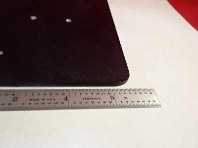 MICROSCOPE PART LEITZ ALUMINUM PLATE SPECIMEN TABLE STAGE AS IS B#R5-A-16