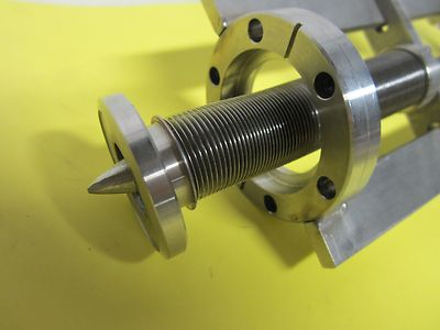 HIGH VACUUM FIXTURE BELLOWS PLASMA ETCH REMOVED FROM WORKING LAB AS IS BIN#H9-02
