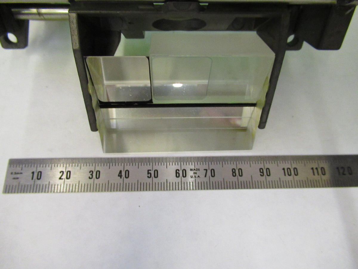 LEITZ WEZLAR HEAD PRISM ASSEMBLY OPTICS MICROSCOPE PART AS PICTURED 82-A-71