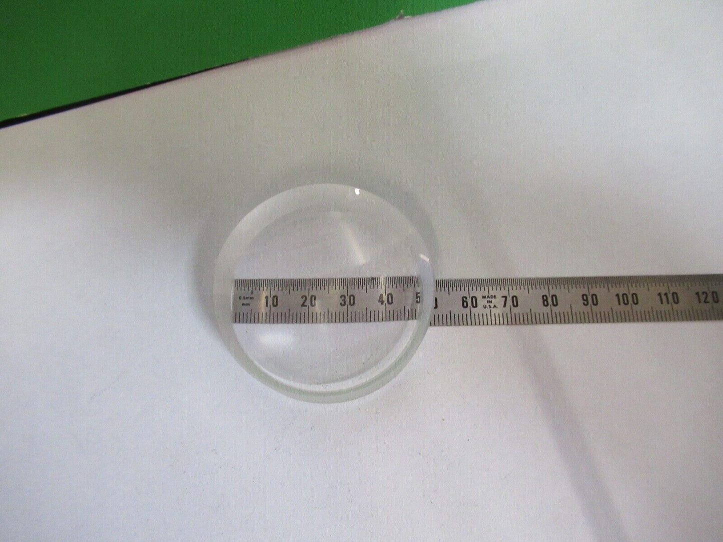 OPTICAL 50mm DIAMETER CONVEX CONCAVE  THICK LENS LASER OPTIC AS PICTURED Q7-B-50