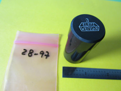 Empty Vintage Microscope Objective Black Container Ernst Leitz Germany 3