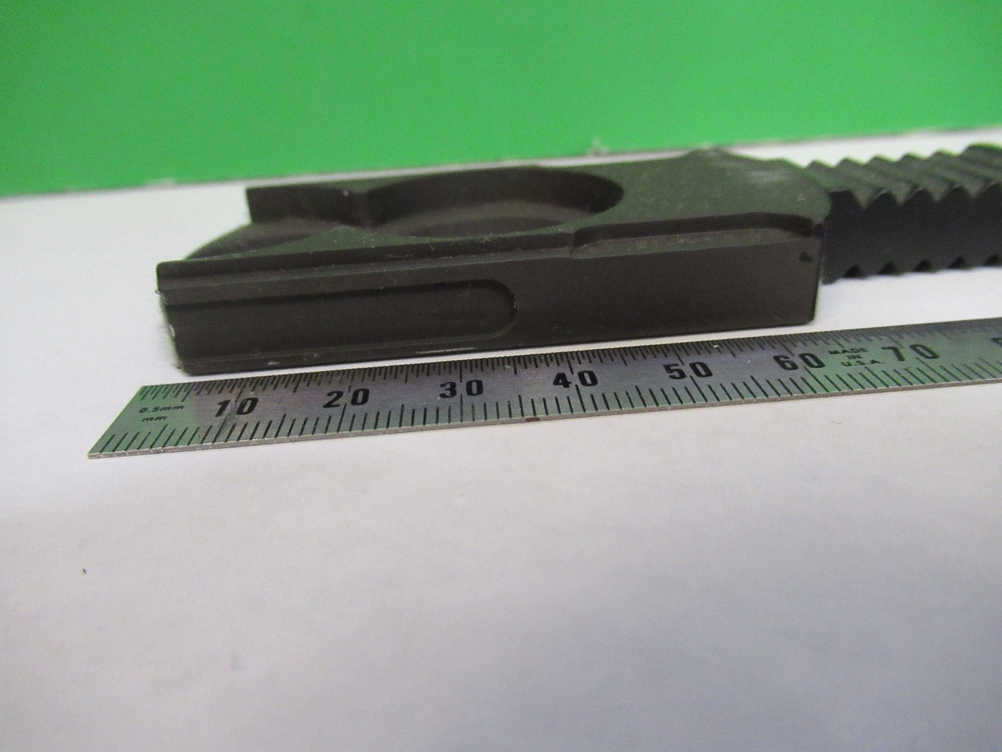 ZEISS GERMANY EMPTY SLIDE FILTER POLARIZER MICROSCOPE PART AS PICTURED U8-B-13