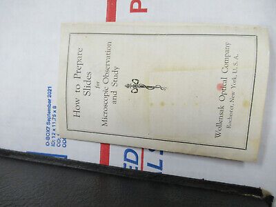 COLLECTABLE ANTIQUE WOLLENSAK MINI MICROSCOPE AS PICTURED R5-A-22