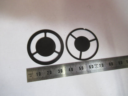 DARK FILED RINGS BAUSCH LOMB  OPTICS MICROSCOPE PART AS PICTURED &S9-A-19