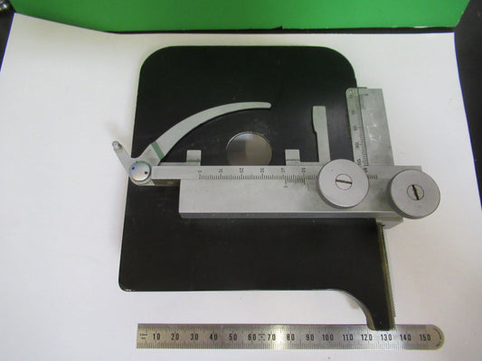 Ernst Leitz Germany Xy Stage Table Microscope Part Optics