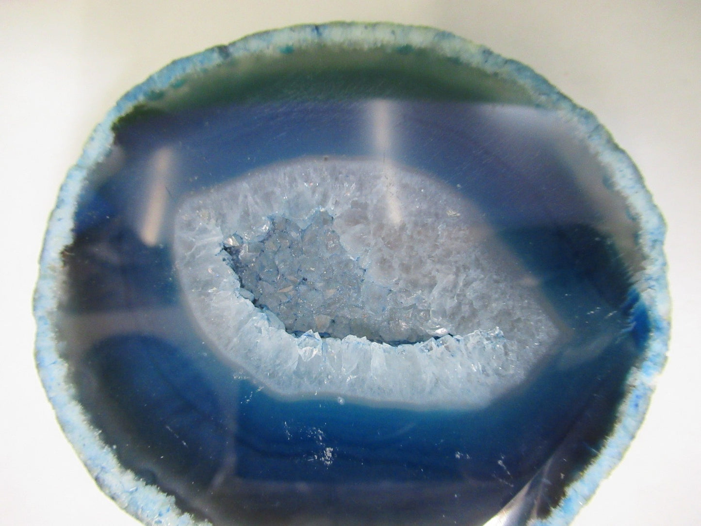 AMAZING AGATE SLICE MINERAL SAMPLE BEAUTIFUL SPECIMEN AS PICTURED T7-FD-87