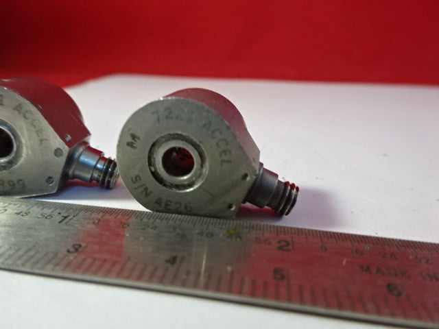 LOT 2 EA  MEGGITT ENDEVCO 7221 VIBRATION ACCELEROMETER SENSOR AS IS #94-22