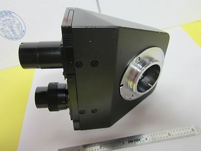 HEAD LEITZ WETZLAR GERMANY MICROSCOPE PART AS IS OPTICS BIN#G9-B-22