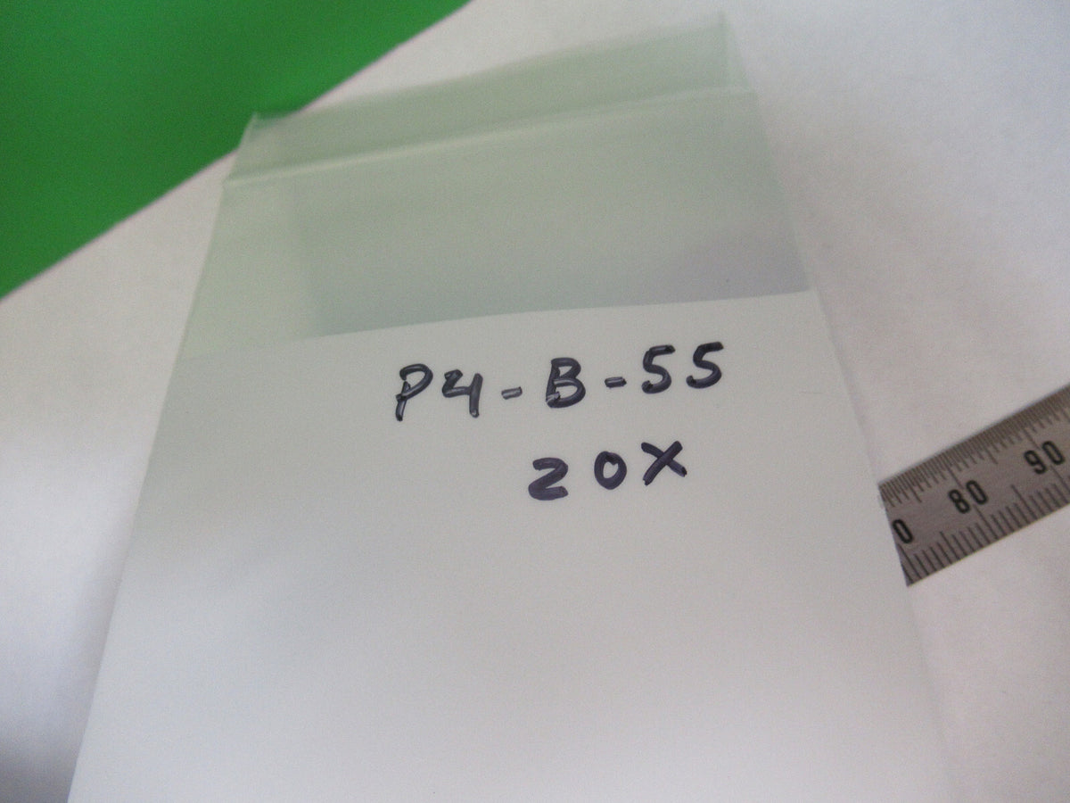 LEITZ WETZLAR GERMANY OBJECTIVE DF ERGOLUX 20X MICROSCOPE AS PICTURED #P4-B-55
