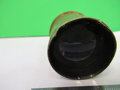 FOR PARTS ANTIQUE LONDON BRASS EYEPIECE LENS MICROSCOPE PART AS PICTURED X6-A-95